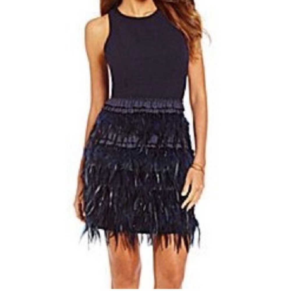 Gianni Bini Feather Party Dress NWT